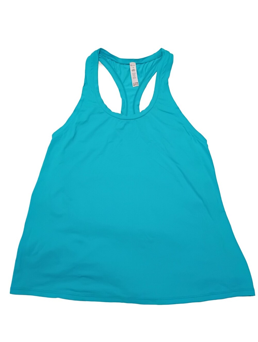 Alo Pulse Racerback Tank Top Relaxed Fit Size Small